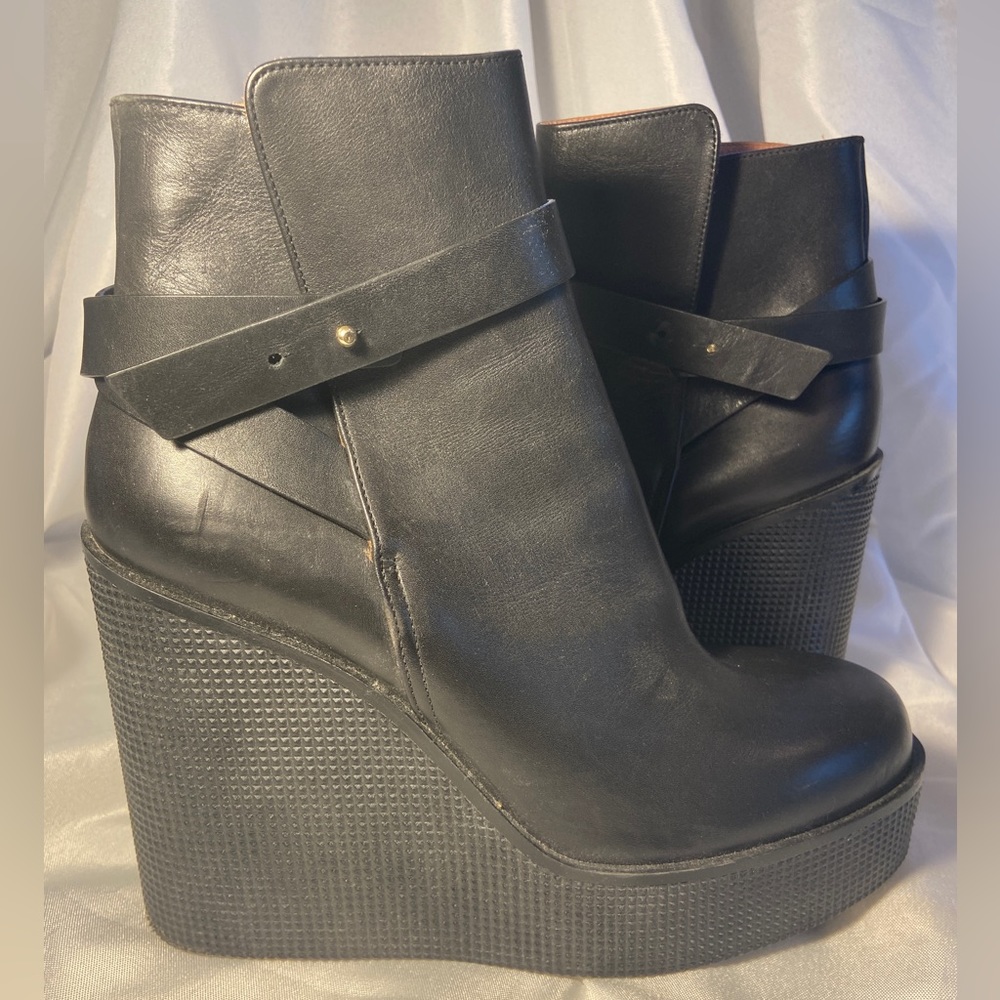 L’autre Chose Platform Wedge Booties